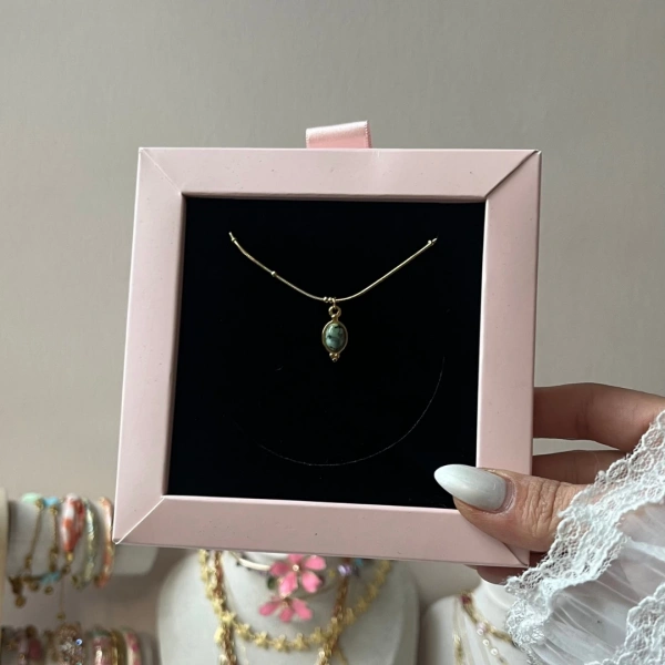 Green Drop Kolye