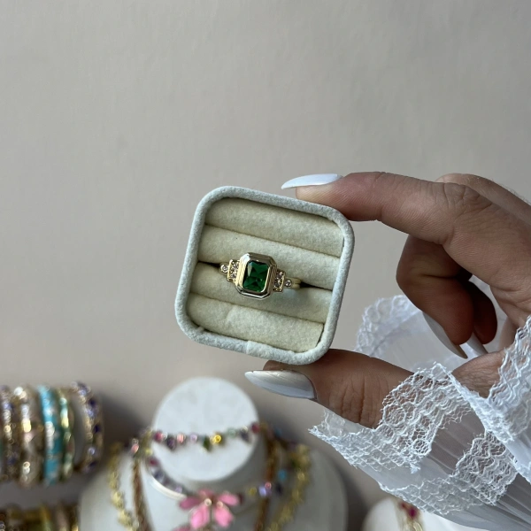 Green Stone Yüzük