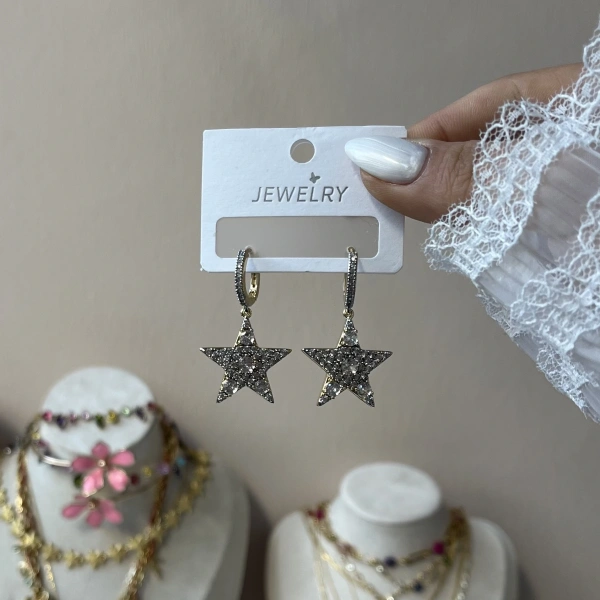 Hanging Stars Küpe