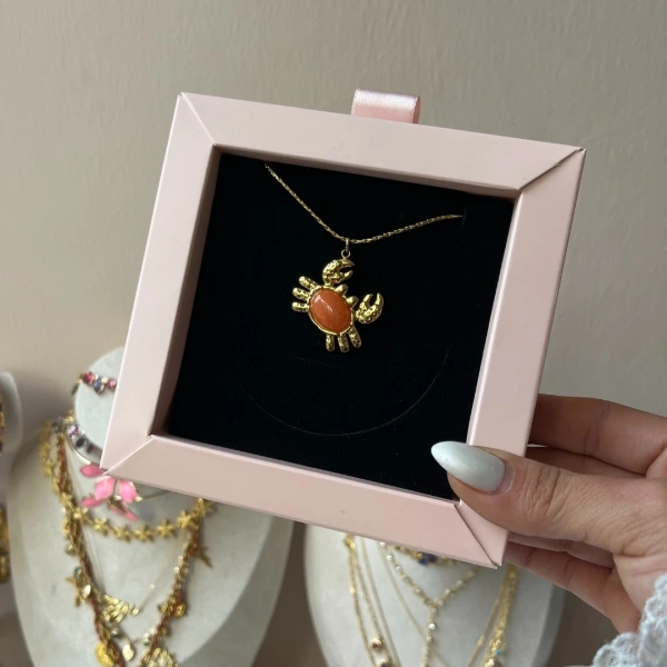 Orange Cancer Kolye
