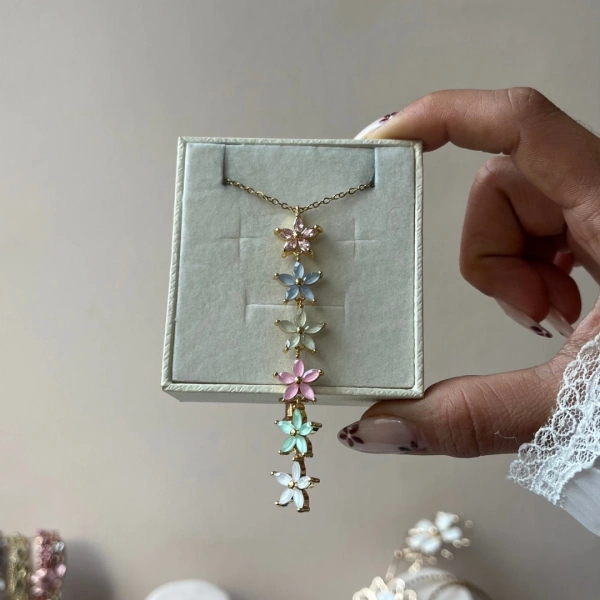 Sakura Düşüşü Kolye