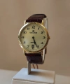 Vivaldi Bordo Kordonlu Vintage Saat