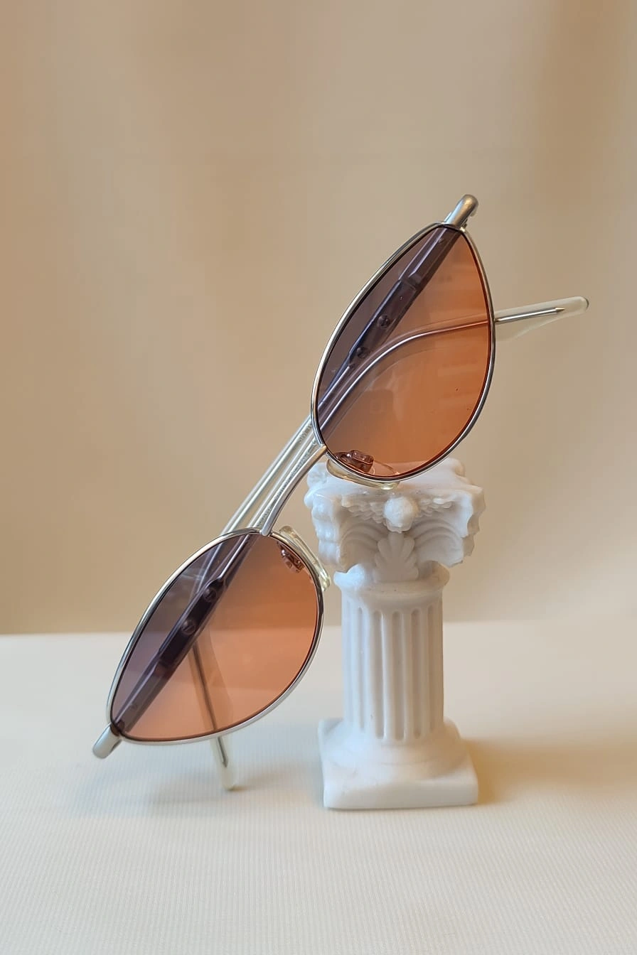 Stramare Degrade Çift Renk Cat Eye Gözlük
