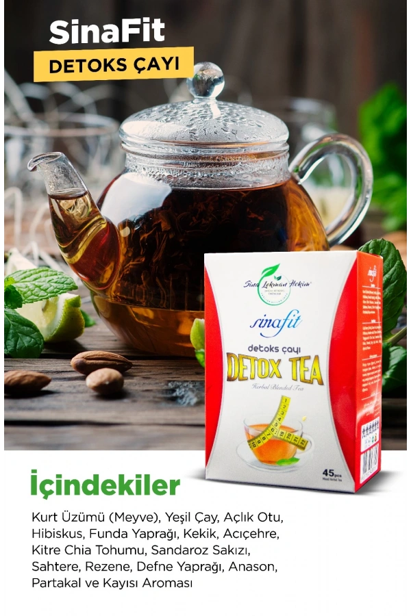 Detoks Zayıflama Çayı – 45 Süzen Poşet