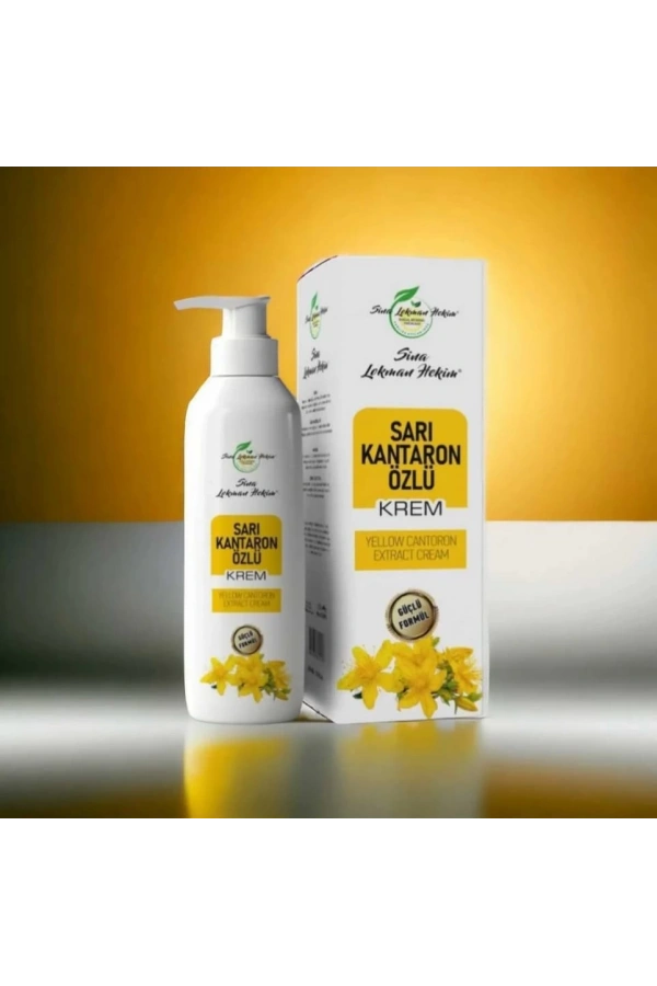 Sarı Kantaron Özlü Krem – 250 ml | Cilt Yenileyici ve Onarıcı