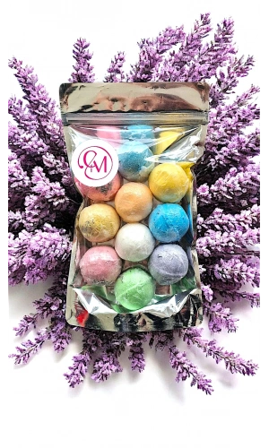 10 Adet Renkli Nem Topu – Manikür, Pedikür ve Banyo İçin (45 gr)