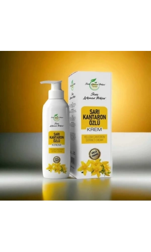 Sarı Kantaron Özlü Krem – 250 ml | Cilt Yenileyici ve Onarıcı
