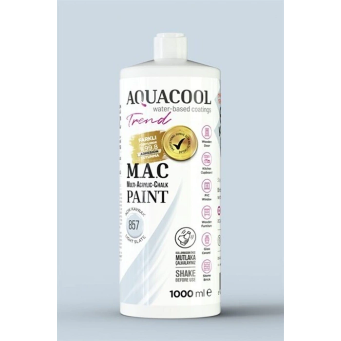 M.a.c Su Bazlı Akrilik Hobi Boyası 857 Açık Kayrak 1000 Ml