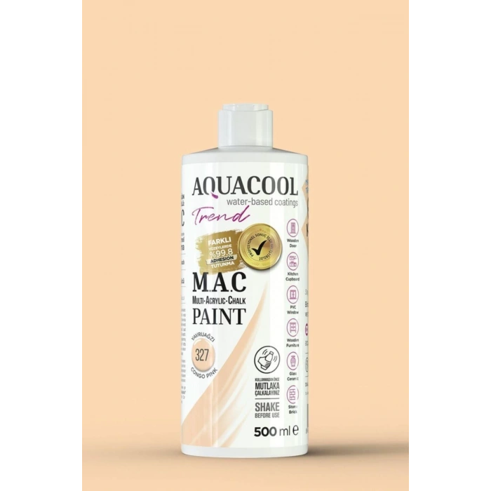 Aquacool Trend Su Bazlı Akrilik Dönüşüm Boyası 327 Yavruağzı 500ml