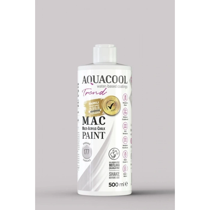 Aquacool Trend Su Bazlı Akrilik Dönüşüm Boyası 177 Kanvas 500ml