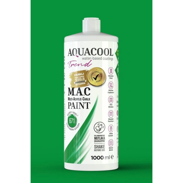 M.a.c Su Bazlı Akrilik Hoby Boyası 1000ml