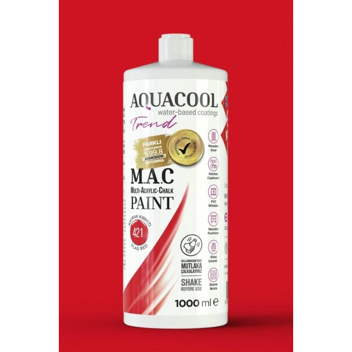 M.a.c Su Bazlı Akrilik Hoby Boyası 1000ml