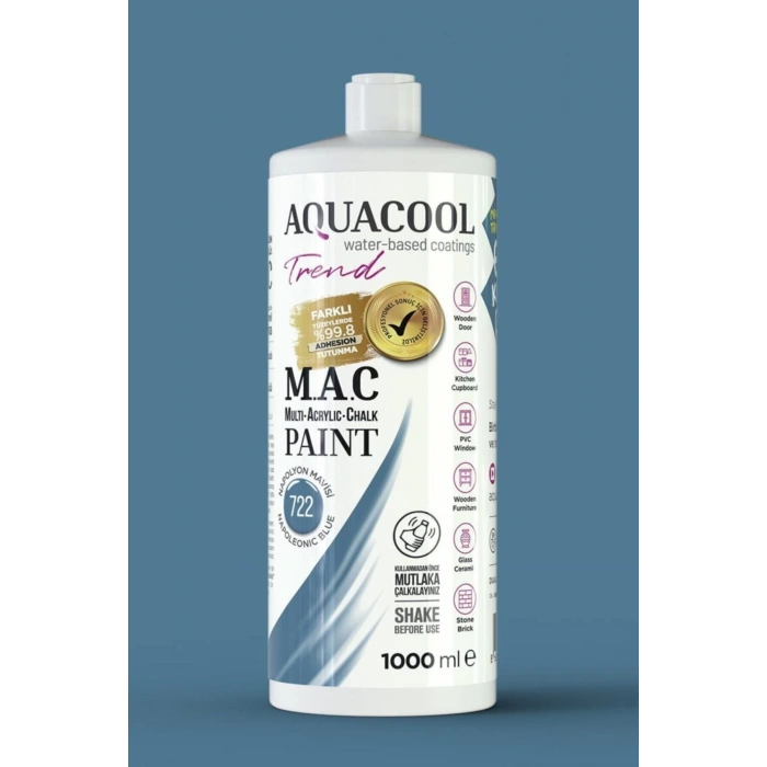 M.a.c Su Bazlı Akrilik Hoby Boyası 1000ml