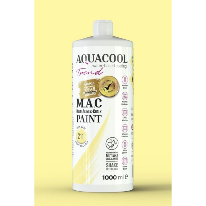 M.a.c Su Bazlı Akrilik Hoby Boyası 1000ml