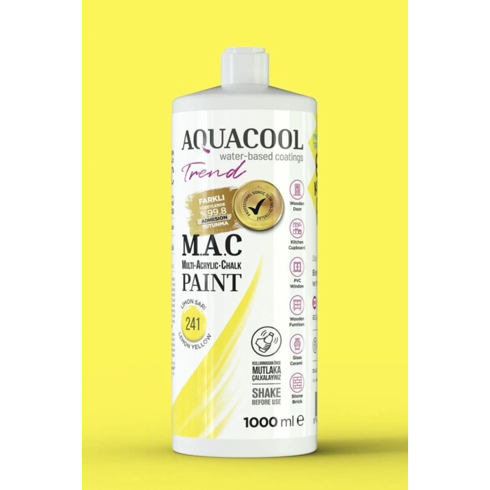 M.a.c Su Bazlı Akrilik Hoby Boyası 1000ml