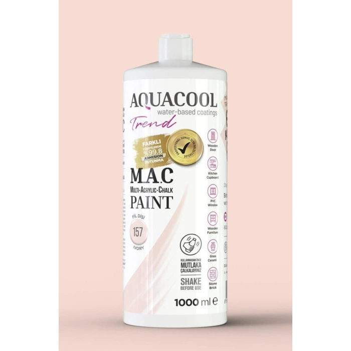 M.a.c Su Bazlı Akrilik Hoby Boyası 1000ml