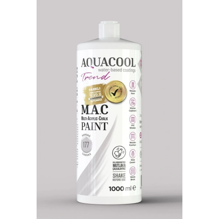 M.a.c Su Bazlı Akrilik Hoby Boyası 1000ml
