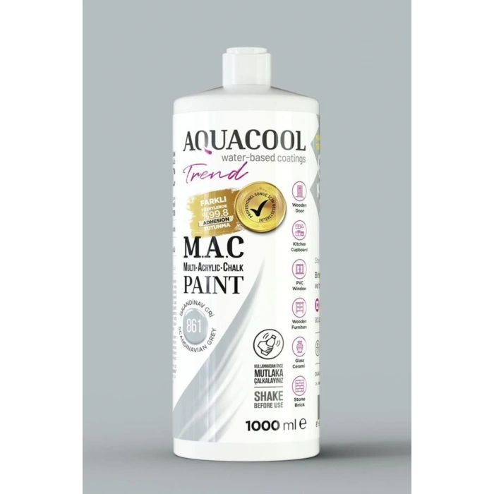 M.a.c Su Bazlı Akrilik Hoby Boyası 1000ml