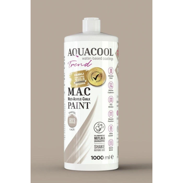 M.a.c Su Bazlı Akrilik Hoby Boyası 1000ml