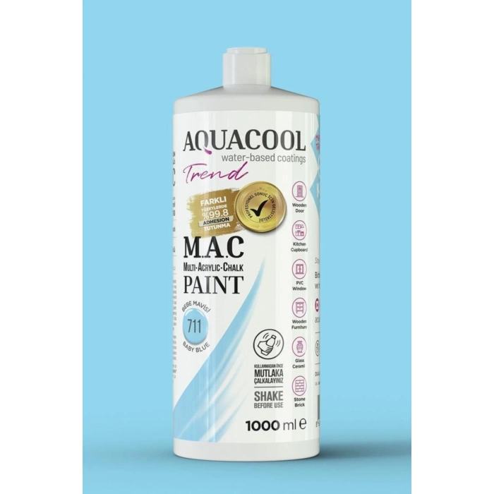 M.a.c Su Bazlı Akrilik Hoby Boyası 1000ml