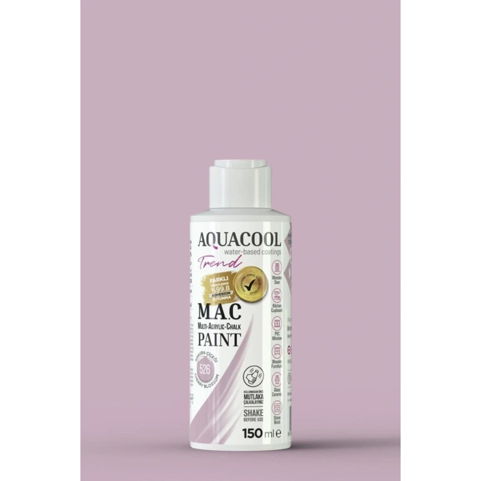 Aquacool Trend Su Bazlı Akrilik Dönüşüm Boyası 526 Sakura Çiçeği 150ml