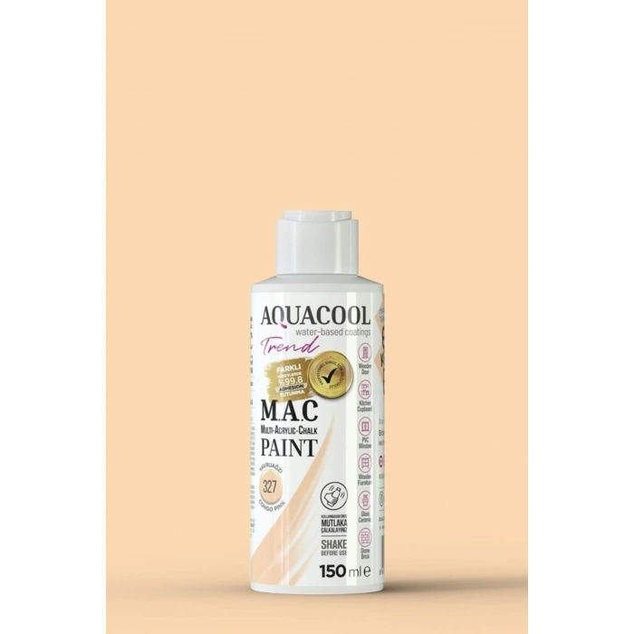Aquacool Trend Su Bazlı Akrilik Dönüşüm Boyası 327 Yavruağzı 150ml