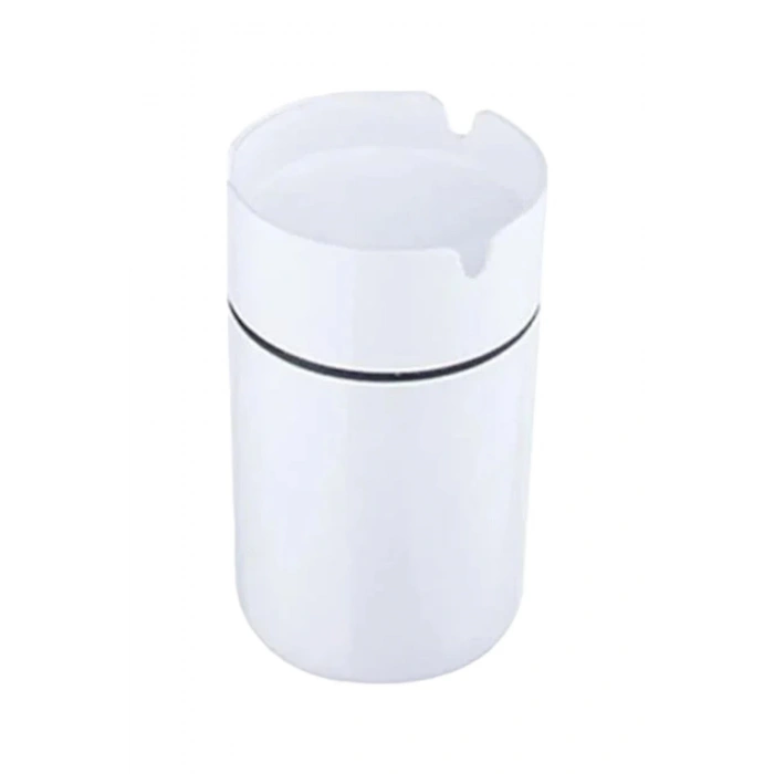 Dekoratif Çelik Küllük 10cm Beyaz