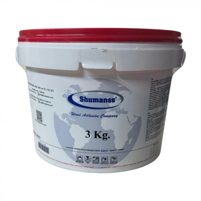 Shumanss S-3251 D3 PVA Ahşap Süper İskelet Tutkalı 3Kg/Galon