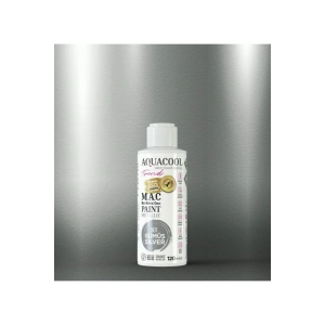 Aquacool Trend Su Bazlı Akrilik Dönüşüm Boyası Metalik Renk 901 Gümüş 120ml