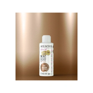 Aquacool Trend Su Bazlı Akrilik Dönüşüm Boyası Metalik Renk 908 Antik Altın 120ml