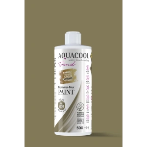Aquacool Trend Su Bazlı Akrilik Dönüşüm Boyası RAL 7034 Sarı Gri 500ml