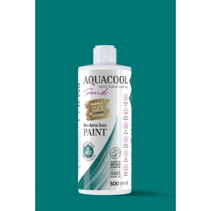 Aquacool Trend Su Bazlı Akrilik Dönüşüm Boyası RAL 6033 Nane Turkuaz 500ml