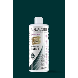 Aquacool Trend Su Bazlı Akrilik Dönüşüm Boyası RAL 6004 Mavi Yeşil 500ml