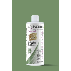 Aquacool Trend Su Bazlı Akrilik Dönüşüm Boyası RAL 6021 Soluk Yeşil 500ml