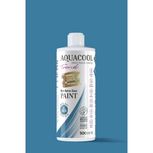 Aquacool Trend Su Bazlı Akrilik Dönüşüm Boyası RAL 5024 Pastel Mavi 500ml