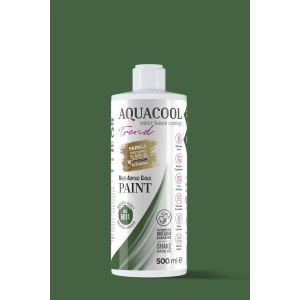 Aquacool Trend Su Bazlı Akrilik Dönüşüm Boyası RAL 6011 Reseda Yeşili 500ml