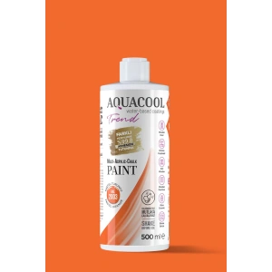 Aquacool Trend Su Bazlı Akrilik Dönüşüm Boyası RAL 2003 Pastel Turuncu 500ml
