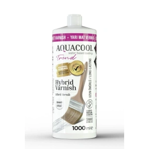 Aquacool Trend Hybrid Varnish Su Bazlı Hibrit Vernik 1000 ml Yarı Mat