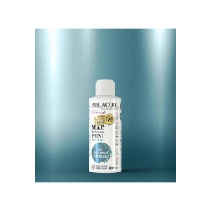 Aquacool Trend Su Bazlı Akrilik Dönüşüm Boyası Metalik Renk 911 Buz Mavi 120ml