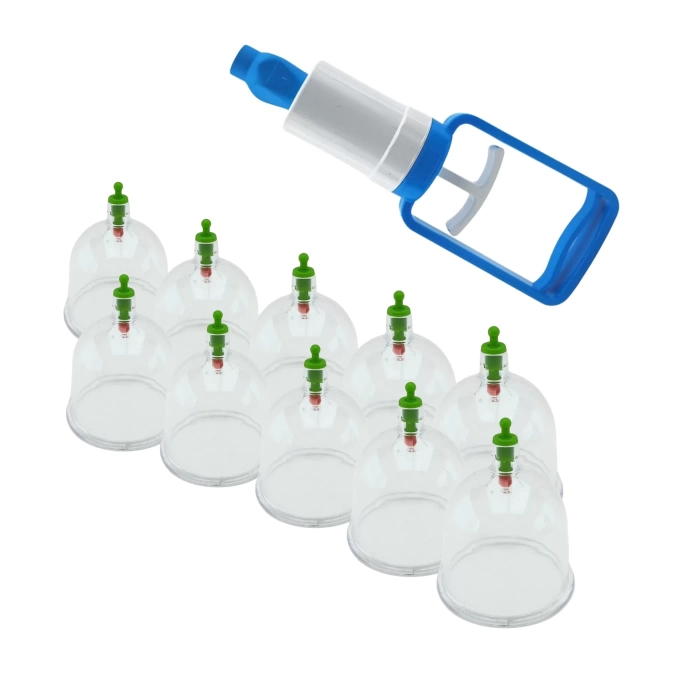 6 cm Hacamat Kupası ve Pedli Flaster seti (100er Adet + Pompa)