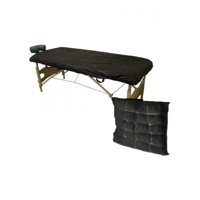 Lastikli Sedye Örtüsü (Siyah/Beyaz)