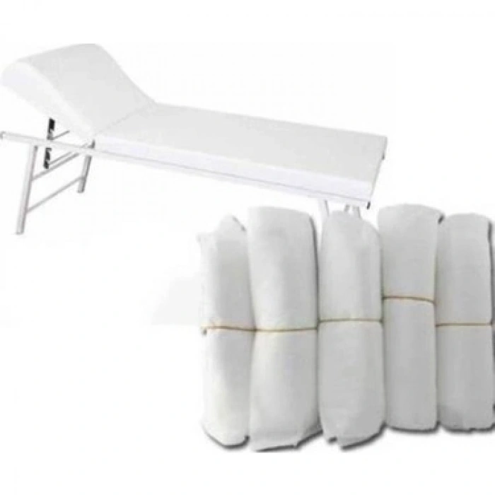 Lastikli Sedye Örtüsü (Siyah/Beyaz)