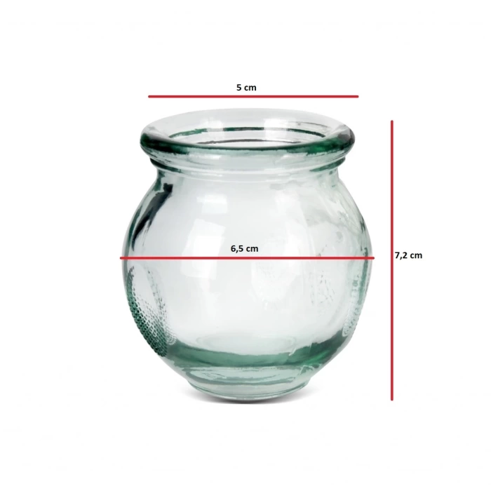 GLASS CUPPING CUP SET OF 5