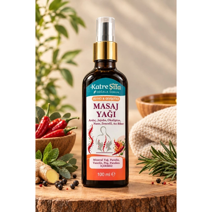 Isıtıcı & Gevşetici Masaj Yağı 100 ml
