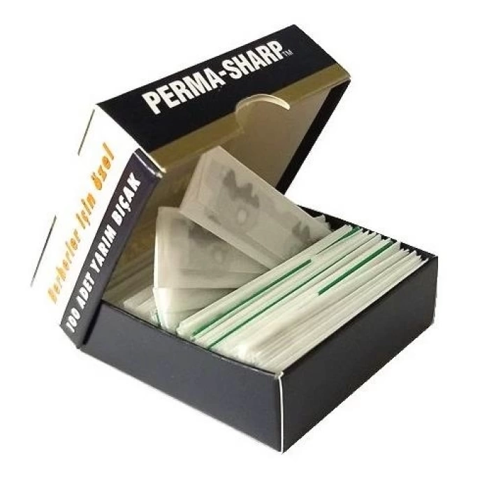 PERMASHARP BROKEN RAZOR 100 PIECES