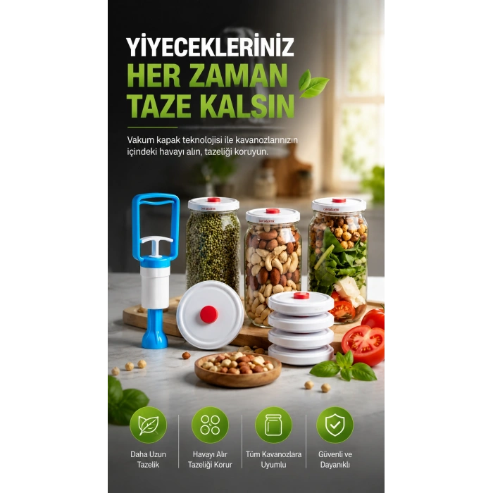 Vakumlu Kapak