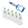 6 cm Hacamat Kupası ve Pedli Flaster seti (100er Adet + Pompa)