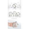 GLASS CUPPING CUP SET OF 5