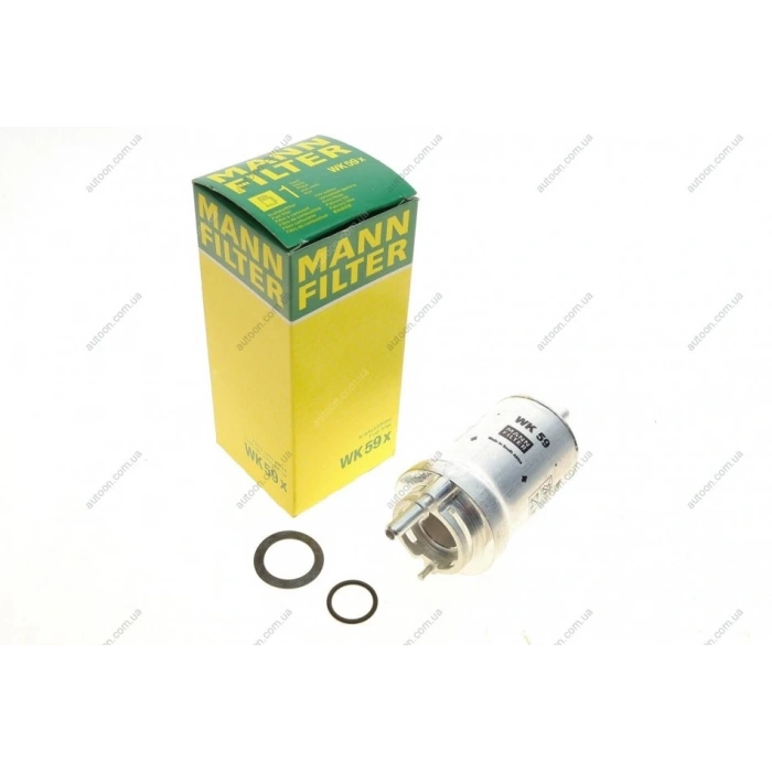 6Q0201511 YAKIT FİLTRESİ ( BENZİN ) / ( 3 GİRİŞLİ ) CADDY III GOLF V PLUS POLO TOURAN A2 A3 ALTEA CORDOBA IBIZA IV LEON TOLEDO III ( MANN FİLTER )