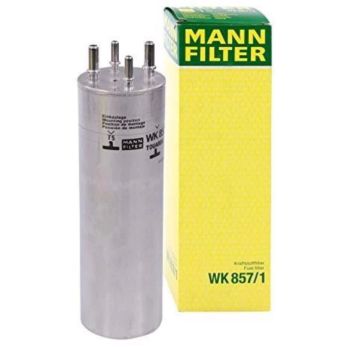 7H0127401A YAKIT FİLTRESİ ( MAZOT ) TRANSPORTER T5 T6 1.9 / 2.0TDI TOUAREG 2.5TDI AXB AXC AXD AXE BAC BLJ BLK BNZ BPC BDP ( MANN FİLTER )